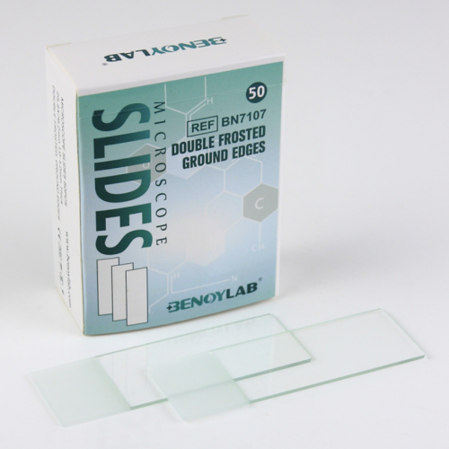 Microscope Slides Double-Frosted Grounded Edges 7107