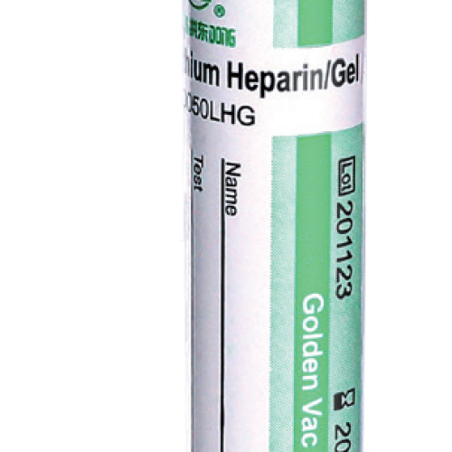 Blood Collection Tube -- Heparin Tube (Separator Gel)