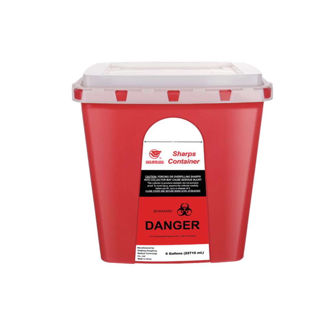 Sharp Container Red