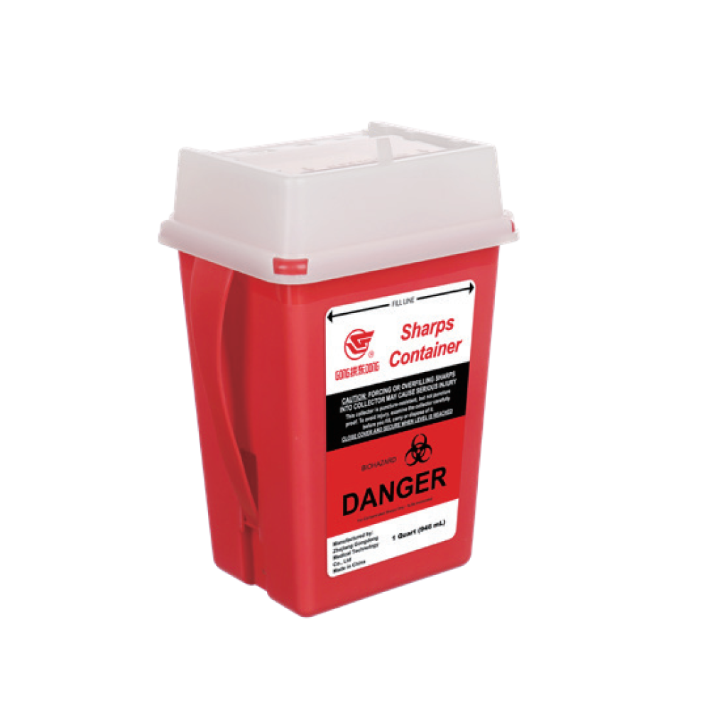 Sharp Container Red